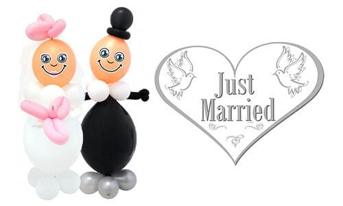 Just Married Versiering 