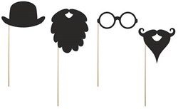 Photo Booth Props Party (4st)