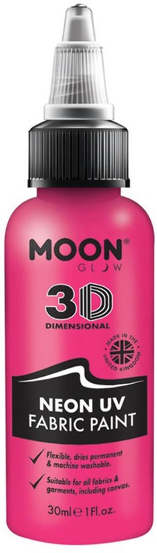 Textielverf Neon UV Pink (30ml)