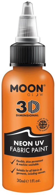 Textielverf Neon UV Oranje (30ml)