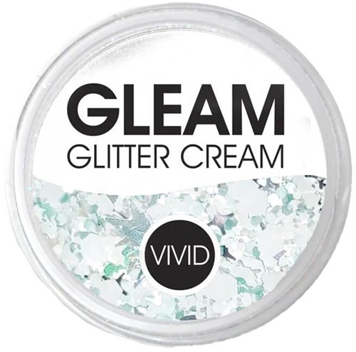 Vivid Gleam Glitter Cream Avalanche White - 30gr