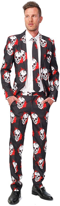 Herenkostuum Suitmeister Halloween Skulls Blood