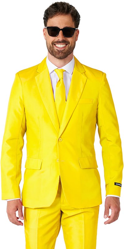 Herenkostuum Suitmeister Solid Yellow (colbert)