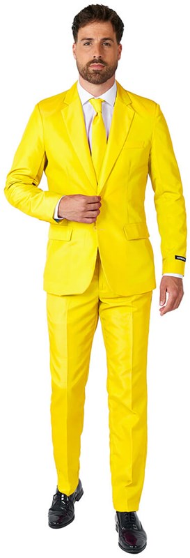 Herenkostuum Suitmeister Solid Yellow