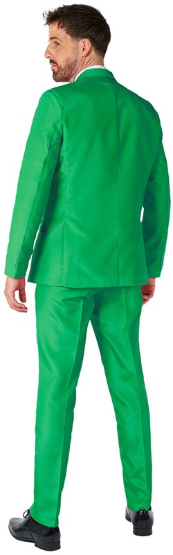 Herenkostuum Suitmeister Solid Green (achterkant)