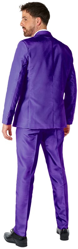 Herenkostuum Suitmeister Solid Purple (achterkant)