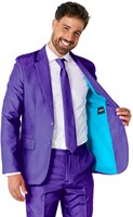 Herenkostuum Suitmeister Solid Purple (binnenkant colbert)