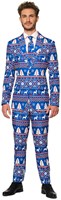 Herenkostuum Suitmeister Christmas Blue Nordic
