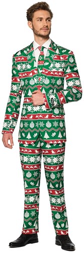 Herenkostuum Suitmeister Christmas Green Nordic