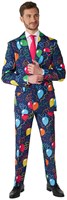 Herenkostuum Suitmeister Confetti Balloons Navy