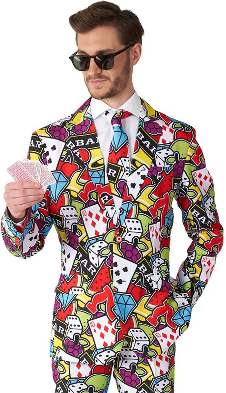 Herenkostuum Suitmeister Casino Icons (colbert)