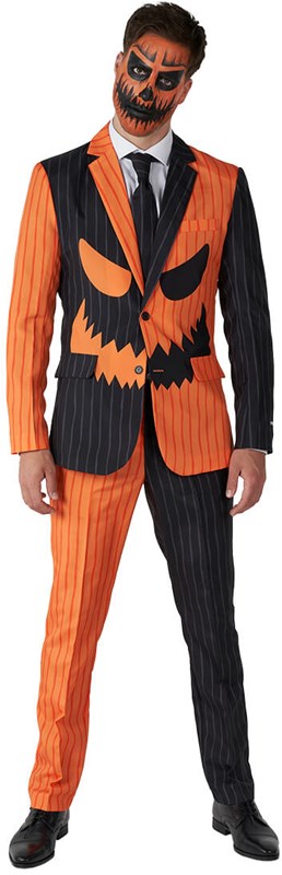 Herenkostuum Suitmeister Jack-O Pinstripe Black