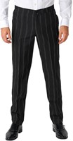 Herenkostuum Suitmeister Pinstripe Black GID (broek)