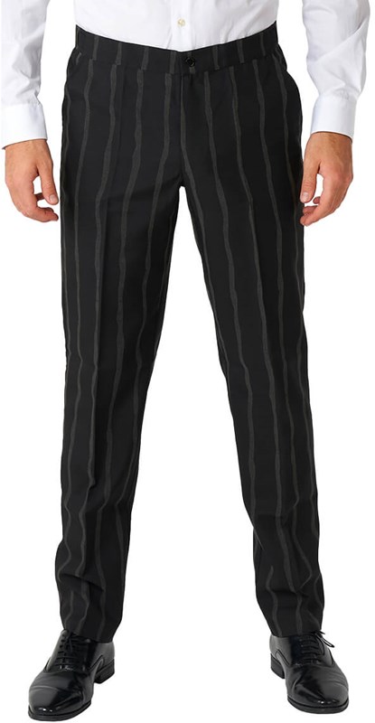 Herenkostuum Suitmeister Pinstripe Black GID (broek)