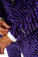 Pimp Daddy kostuum voor mannen bordeaux - Verkleedkleding