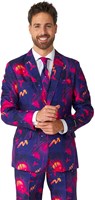 Herenkostuum Suitmeister Retro Neon Navy (colbert)