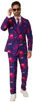 Herenkostuum Suitmeister Retro Neon Navy