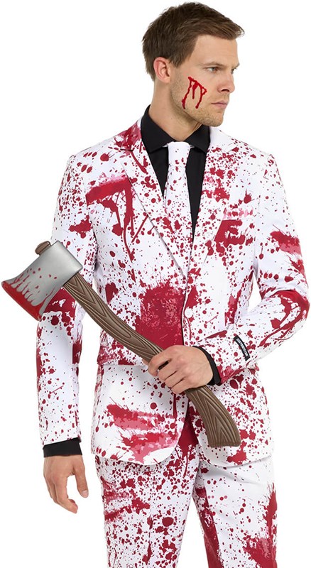 Herenkostuum Suitmeister Bloody Suit White (2)