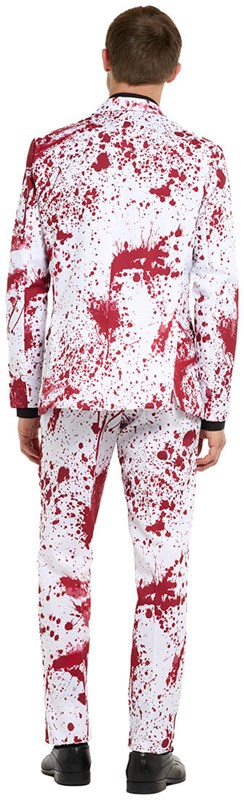 Herenkostuum Suitmeister Bloody Suit White (achterkant)