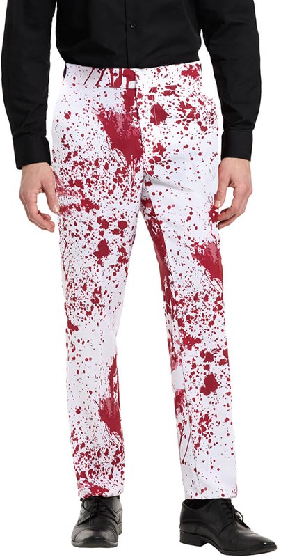 Herenkostuum Suitmeister Bloody Suit White (broek)