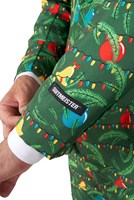 Herenkostuum Suitmeister Christmas Green Tree - Light Up (mouw)