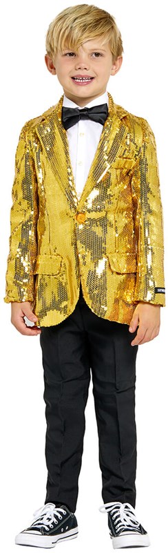 Suitmeister Glitter Jasje Goud Kind (1)