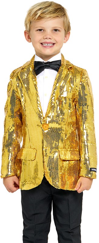 Suitmeister Glitter Jasje Goud Kind (2)