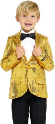 Suitmeister Glitter Jasje Goud Kind