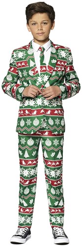 Kinderkostuum Suitmeister Christmas Green Nordic