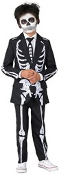 Kinderkostuum Suitmeister Skeleton Grunge Black