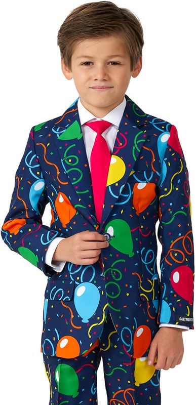 Kinderkostuum Suitmeister Confetti Balloons Navy (colbert)