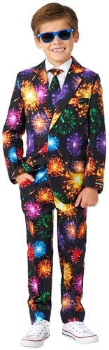 Kinderkostuum Suitmeister Fireworks Black