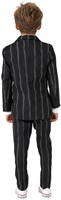 Kinderkostuum Suitmeister Pinstripe Black GID (achterkant)