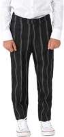 Kinderkostuum Suitmeister Pinstripe Black GID (broek)