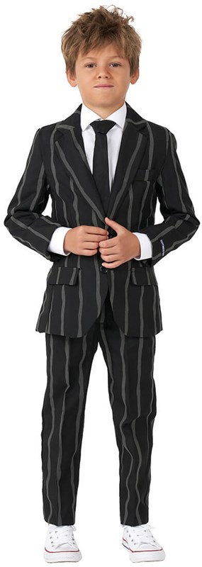 Kinderkostuum Suitmeister Pinstripe Black GID