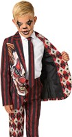 Suitmeister Kinder Pak Scary Clown Red (binnenkant colbert)