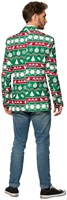 Colbert Suitmeister Christmas Green Nordic voor heren (achterkant)