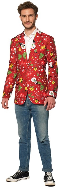 Colbert Suitmeister Christmas Red Icons - Light Up