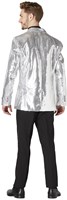 Suitmeister Glitter Jasje Zilver (achterkant)