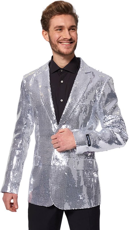Suitmeister Glitter Jasje Zilver