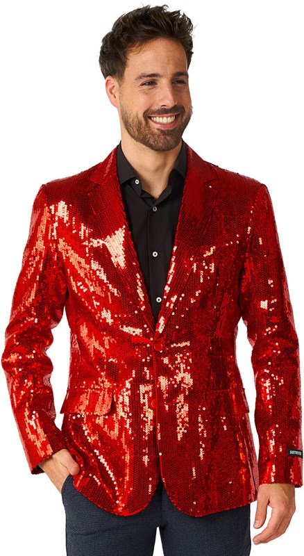 Suitmeister Glitter Jasje Rood