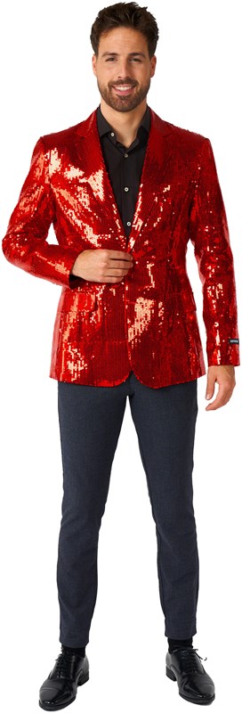 Suitmeister Glitter Jasje Rood