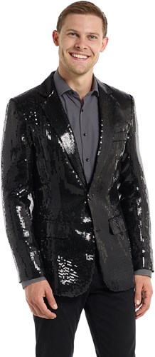 Suitmeister Glitter Jasje Zwart