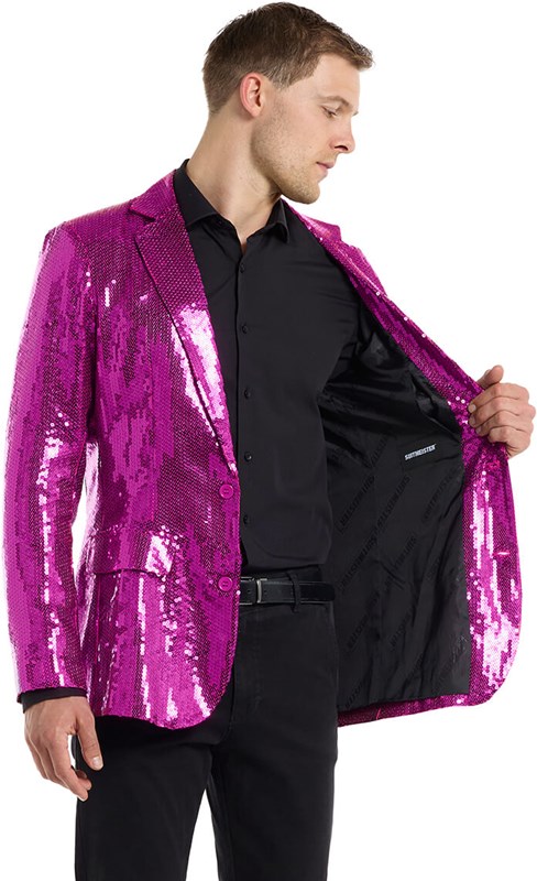 Suitmeister Glitter Jasje Pink (binnenkant)