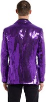 Suitmeister Glitter Jasje Paars (achterkant)
