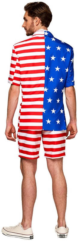 Herenkostuum Summer Suitmeister USA Flag (achterkant)