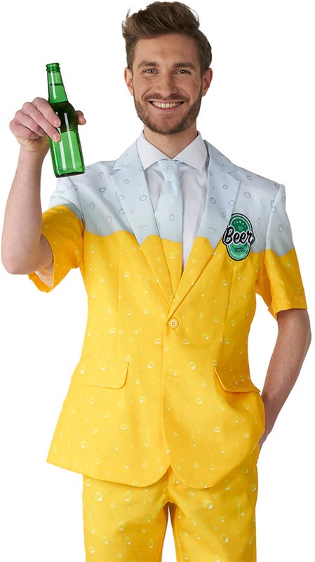 Herenkostuum Summer Suitmeister Premium Beer Yellow (colbert)