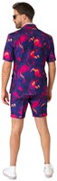 Herenkostuum Summer Suitmeister Retro Neon Navy (achterkant)
