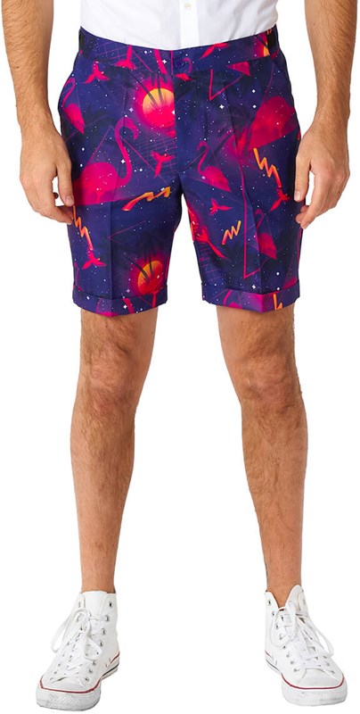 Herenkostuum Summer Suitmeister Retro Neon Navy (broek)