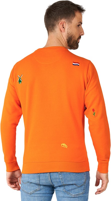 Trui OppoSuits Hup Holland Oranje (achterkant)